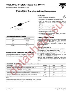 ICTE15C-E3/73 datasheet  